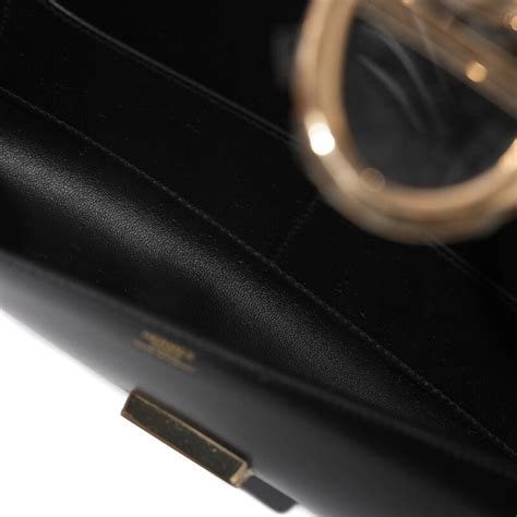 hermes black box egee clutch.